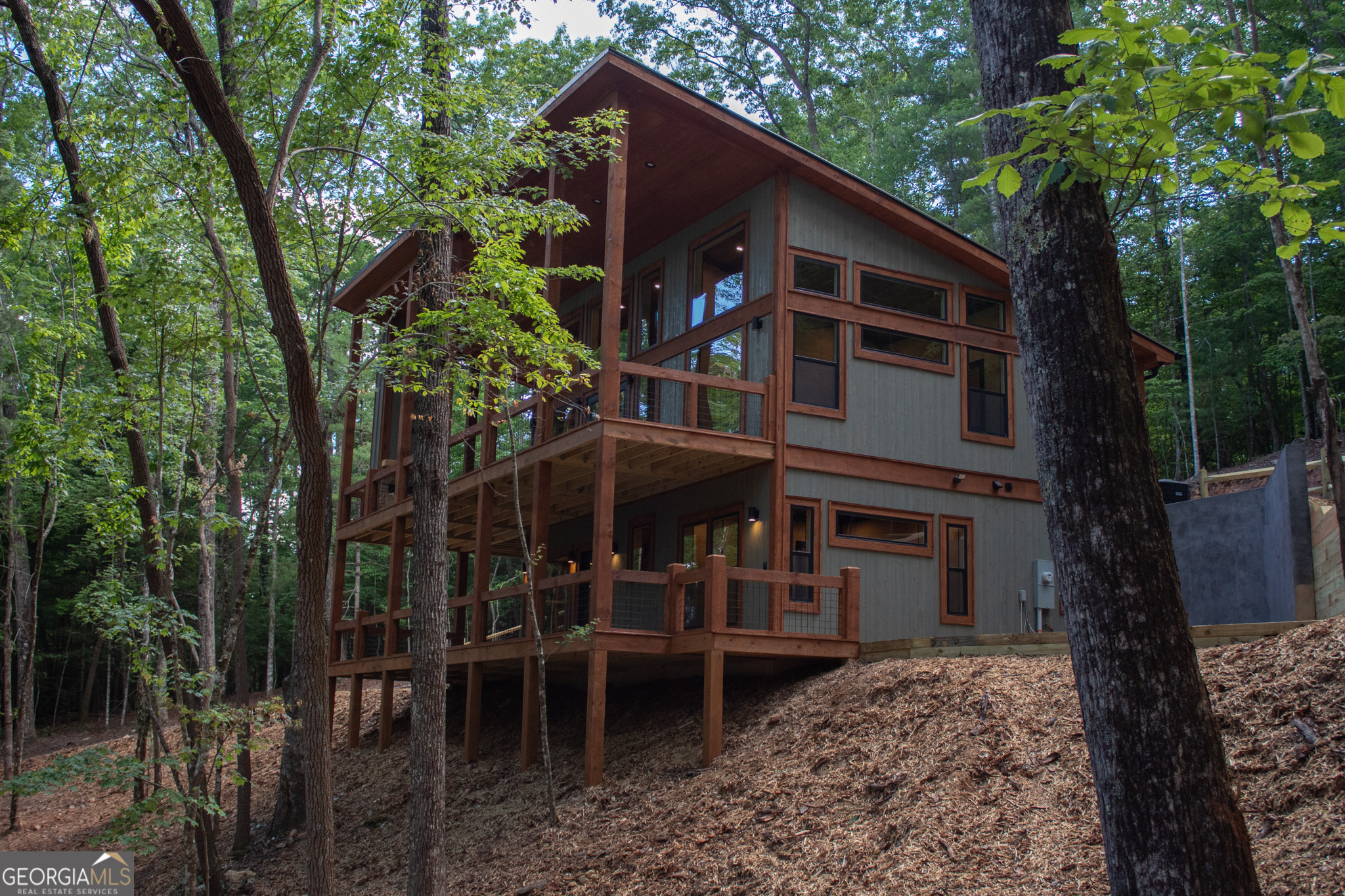 5 Clay's Way Cherry Log, GA 30522 - Photo 15 of 17 a view of a house with a yard plants and large tree