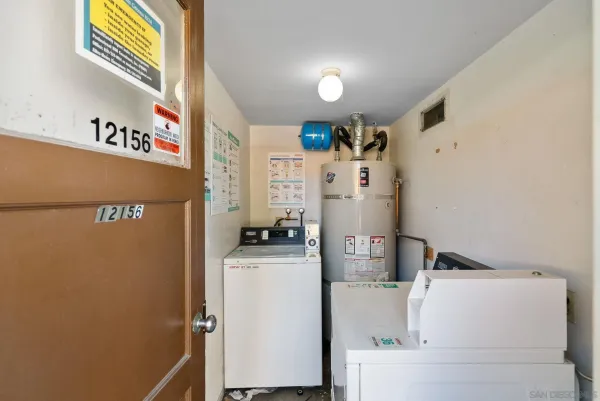 a view of a building with a terrace