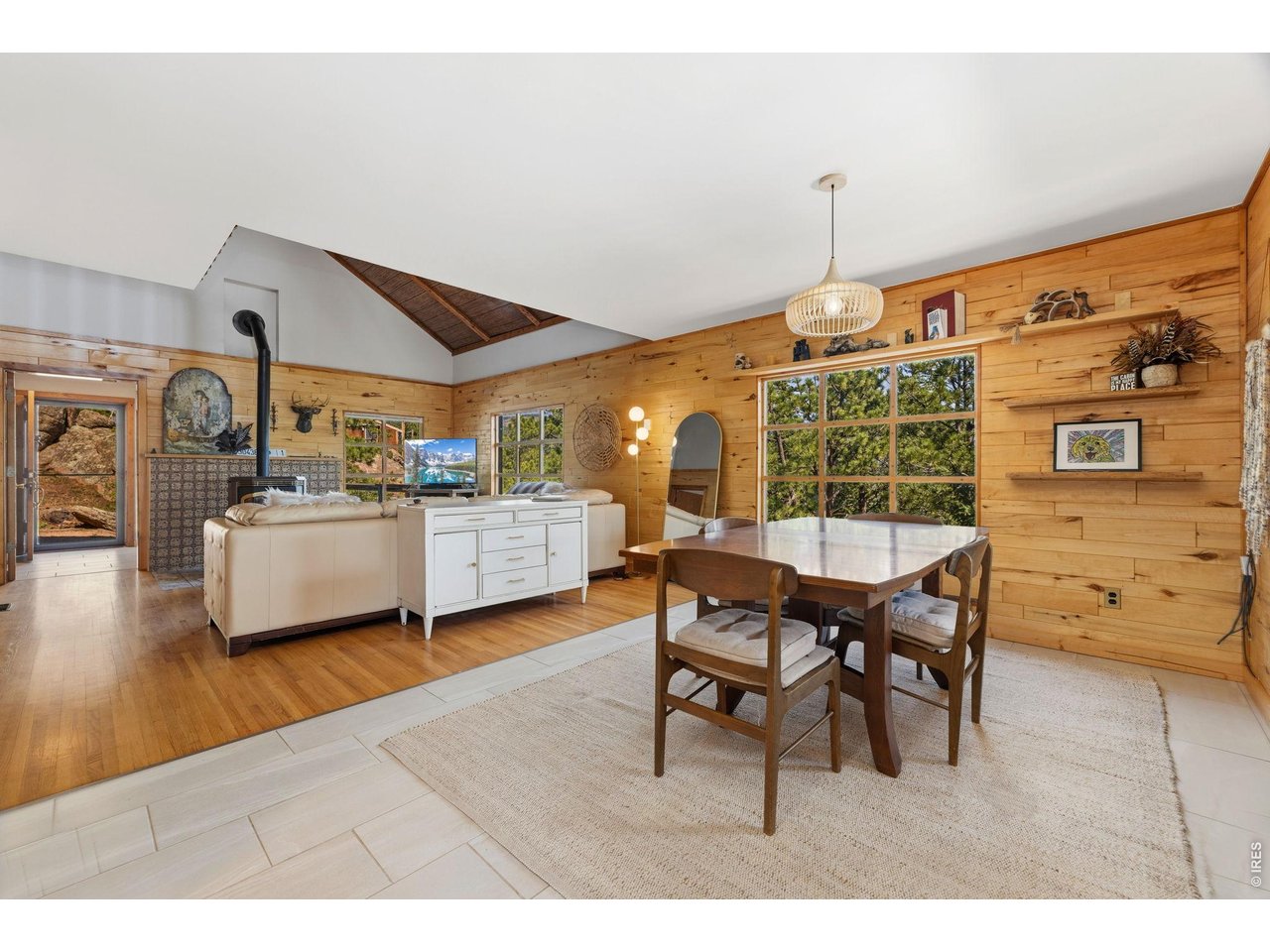 128 Elk Road Lyons, CO 80540 - Photo 8 of 50 Dining room and livig room