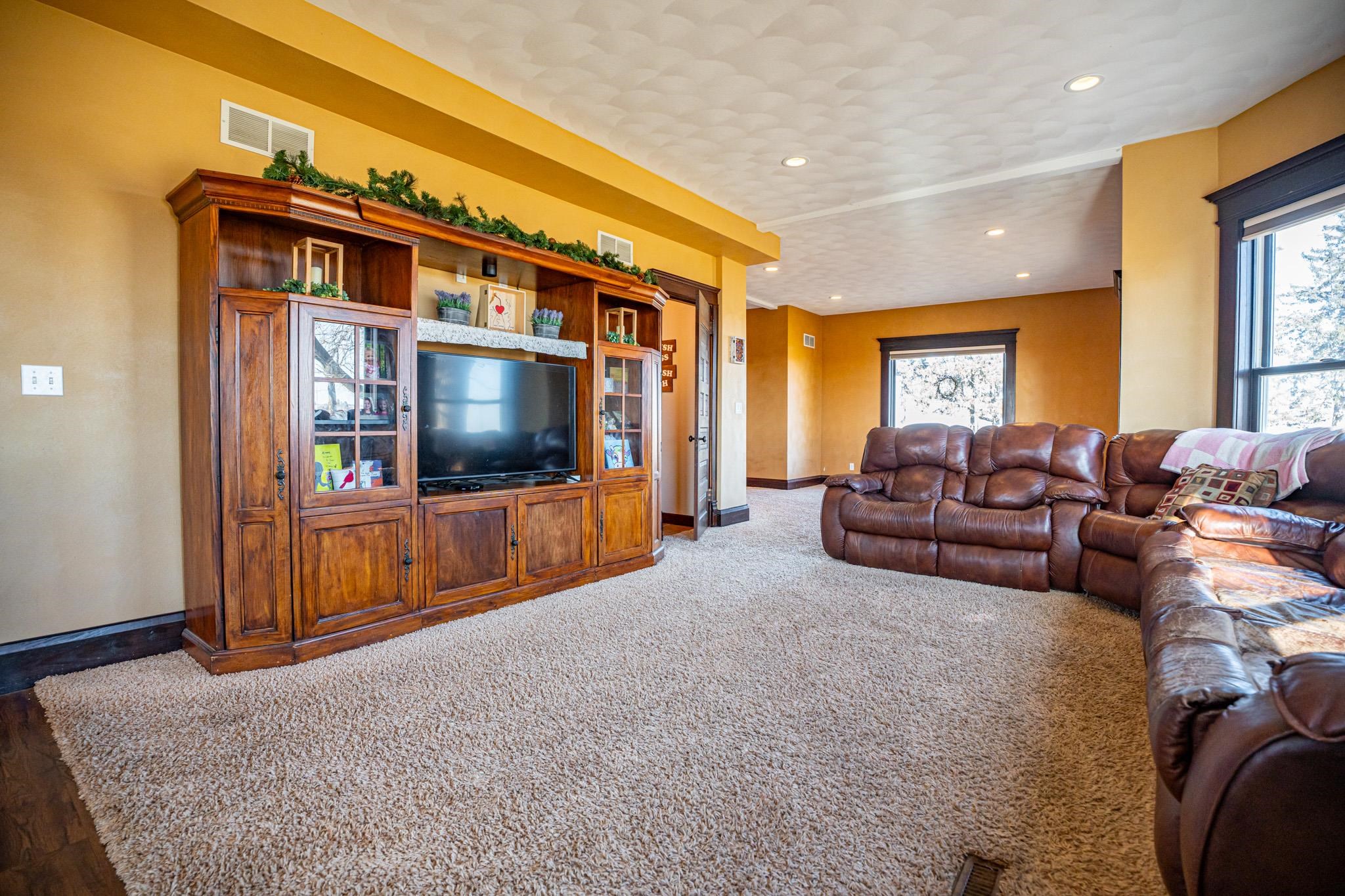 5007 East German Valley Road German Valley, IL 61039 - Photo 20 of 72 a living room with furniture and a flat screen tv