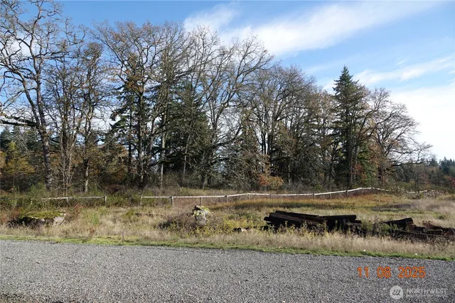 a view of lake with trees in the background