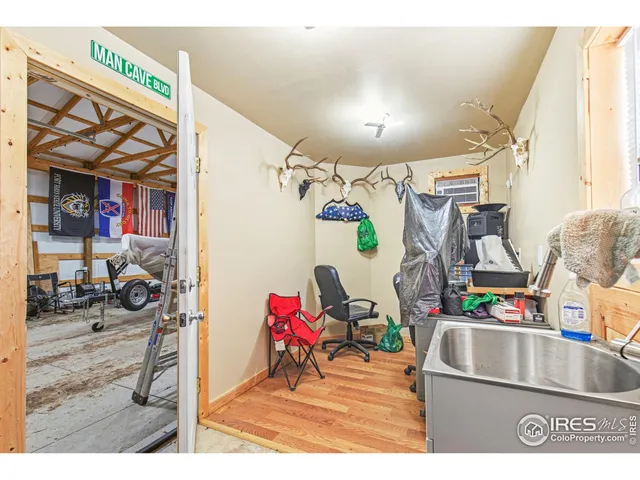 a view of outdoor space with seating area