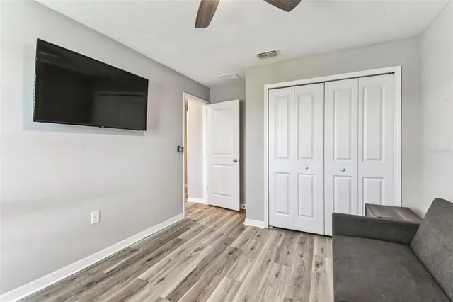 a view of swimming pool from a balcony