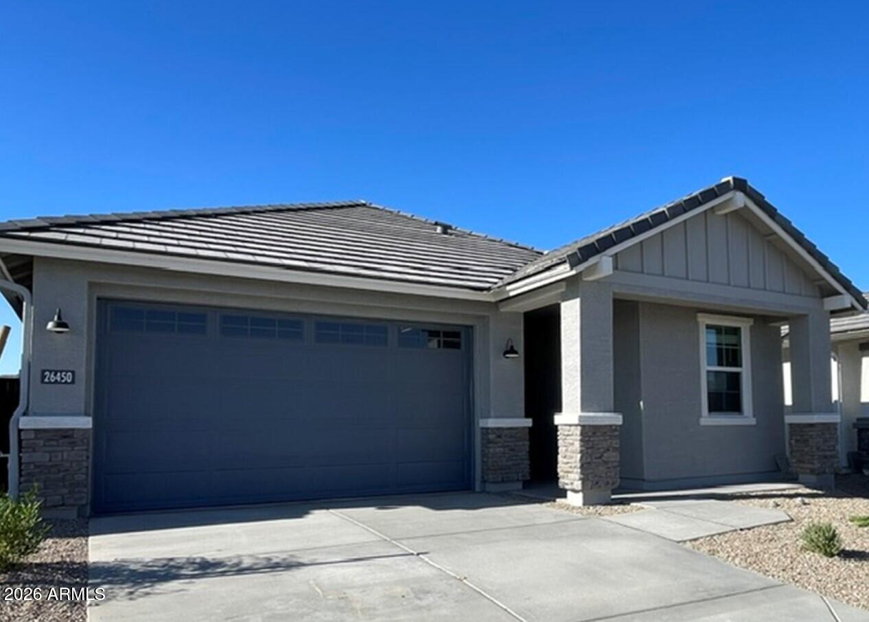 26450 West Crown King Road Buckeye, AZ 85326 - Photo 1 of 28 a front view of a house