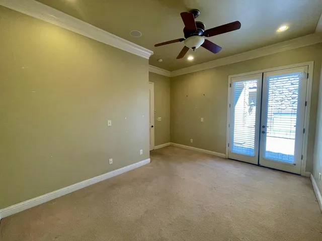 a bathroom with a shower and a bath tub