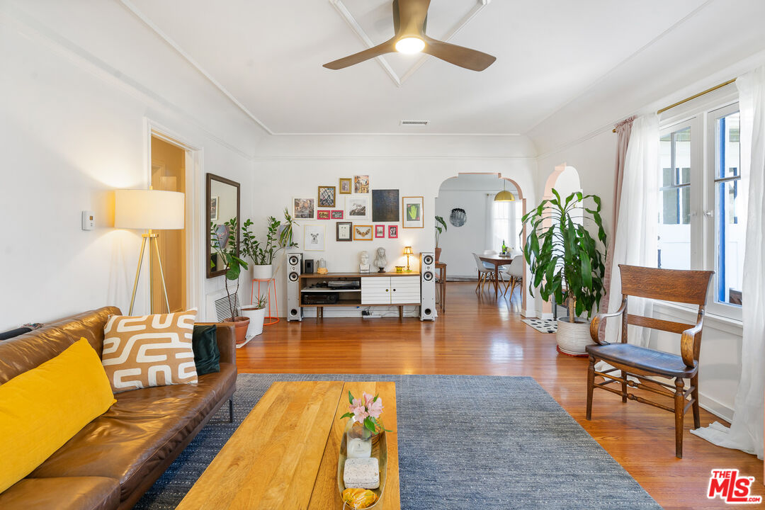 1955 Garfield Avenue Pasadena, CA 91104 - Photo 18 of 55 a living room with furniture and a wooden floor