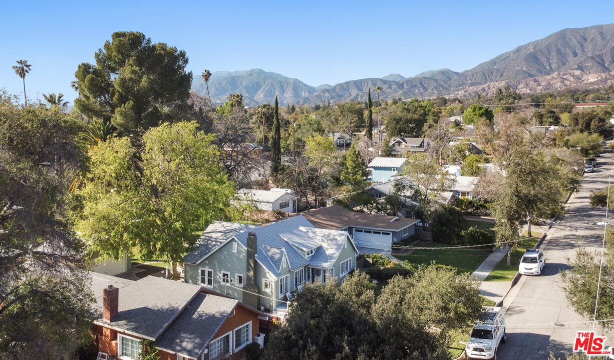 1955 Garfield Avenue Pasadena, CA 91104 - Photo 52 of 55 an aerial view of a house with a garden