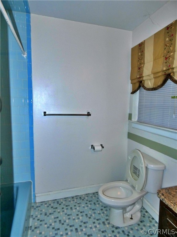 14011 Chepstow Road Midlothian, VA 23113 - Photo 31 of 49 a bathroom with a granite countertop toilet and a sink