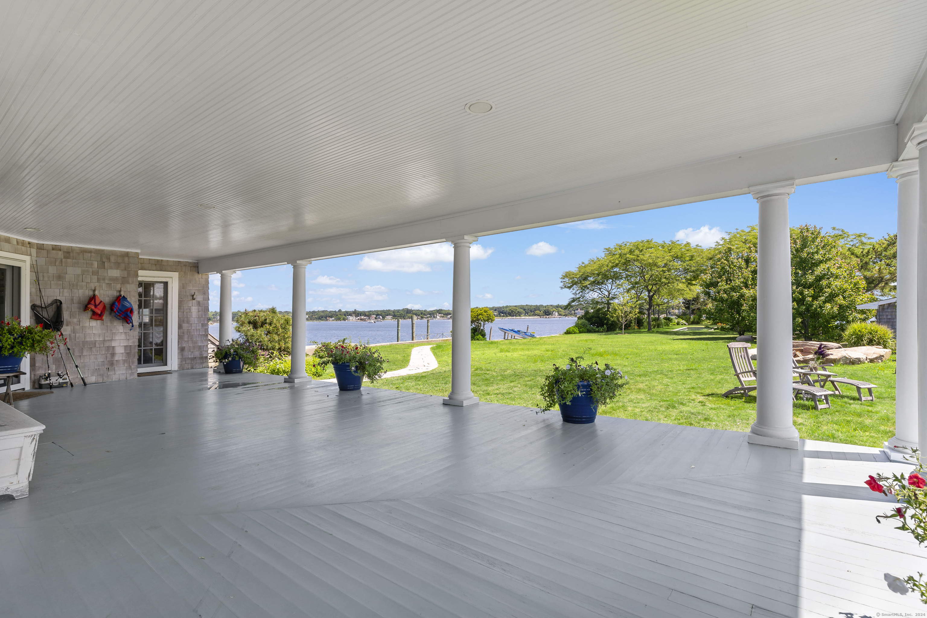 Potato Island Branford, CT 06405 - Photo 3 of 31 a view of a room with wooden floor and outdoor space