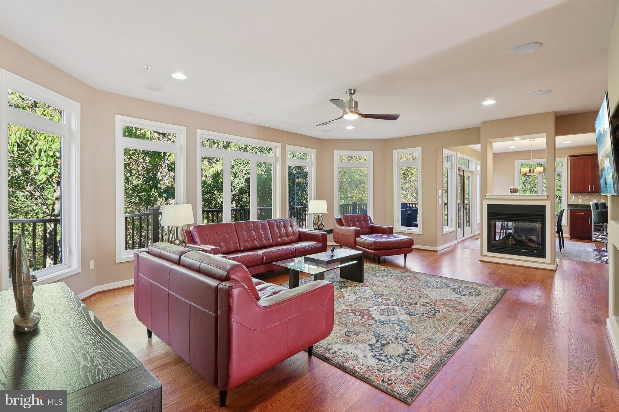 3211 Courtside Road Bowie, MD 20721 - Photo 6 of 108 Bright and airy living space with nature views.
