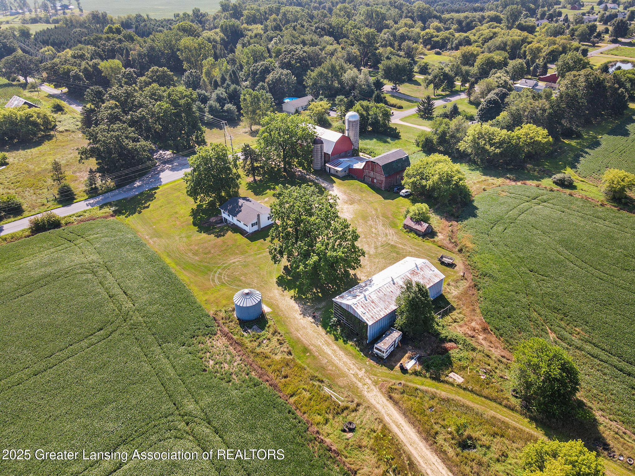 4500 Chapman Road Stockbridge, MI 49285 - Photo 24 of 26 Overhead