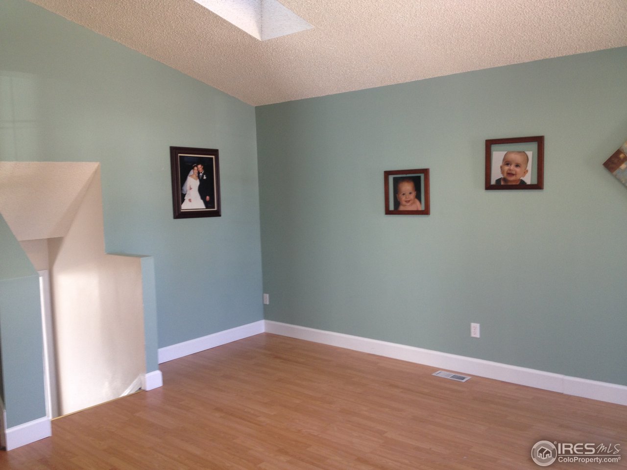 living area to downstairs