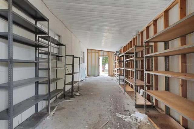 a view of staircase with lots of stuff