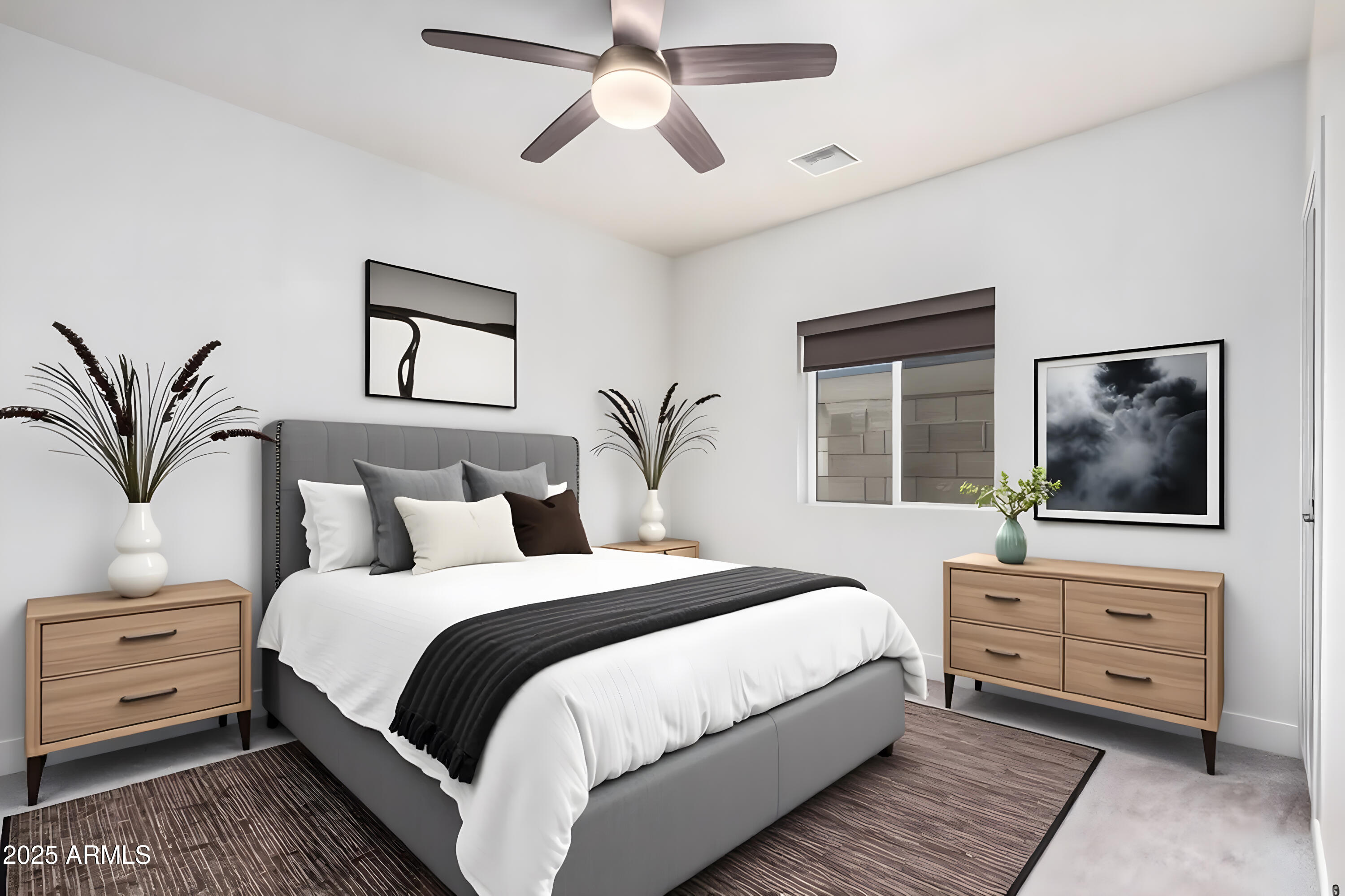 1005 East Weldon Avenue Phoenix, AZ 85014 - Photo 15 of 21 a bedroom with a large bed and a window