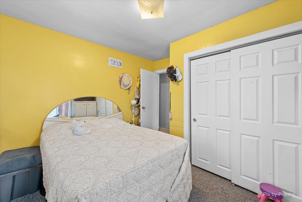 58 South Geneva Street Elgin, IL 60120 - Photo 9 of 24 a spacious bedroom with a bed and a window