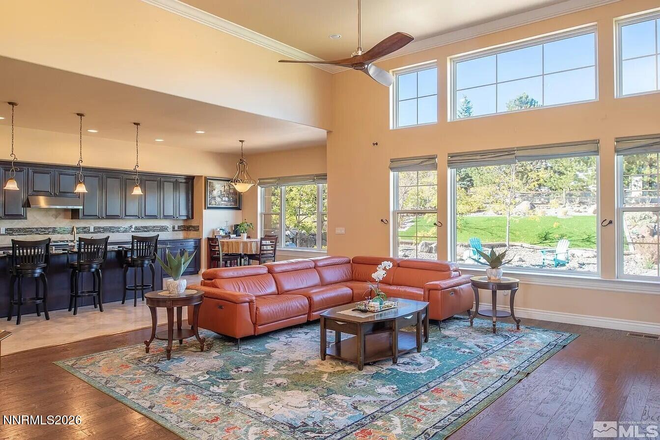 3945 Aspen Reno, NV 89511 - Photo 4 of 21 a living room with furniture and a large window