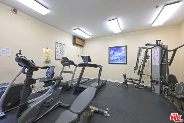 a view of a brick building