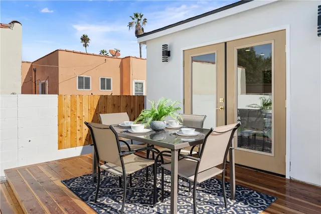 a view of a entryway door front of house