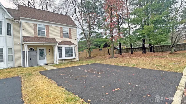 a view of a building with a outdoor space