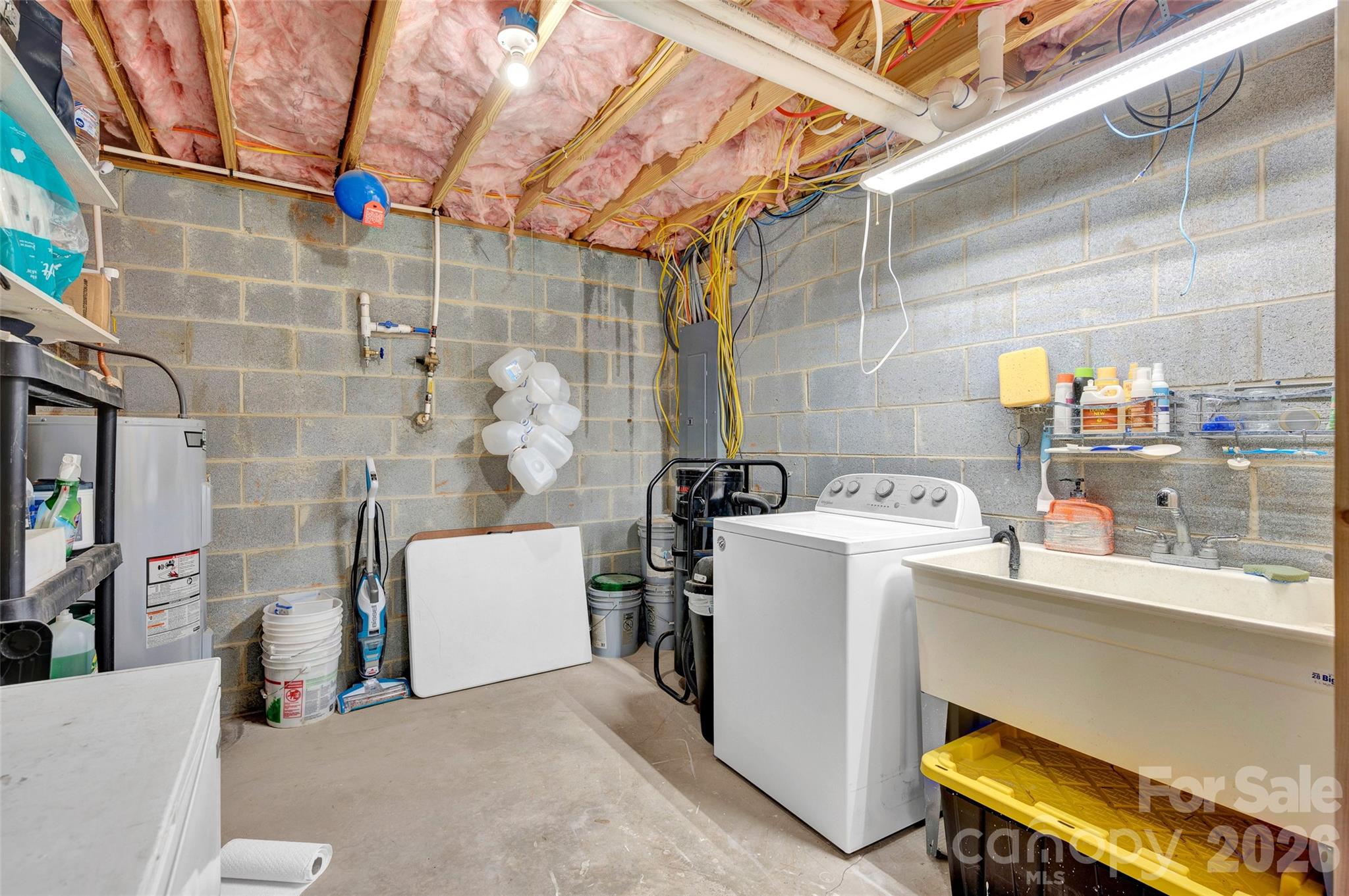 359 Rash Road Olin, NC 28660 - Photo 37 of 46 a utility room with dryer and washer