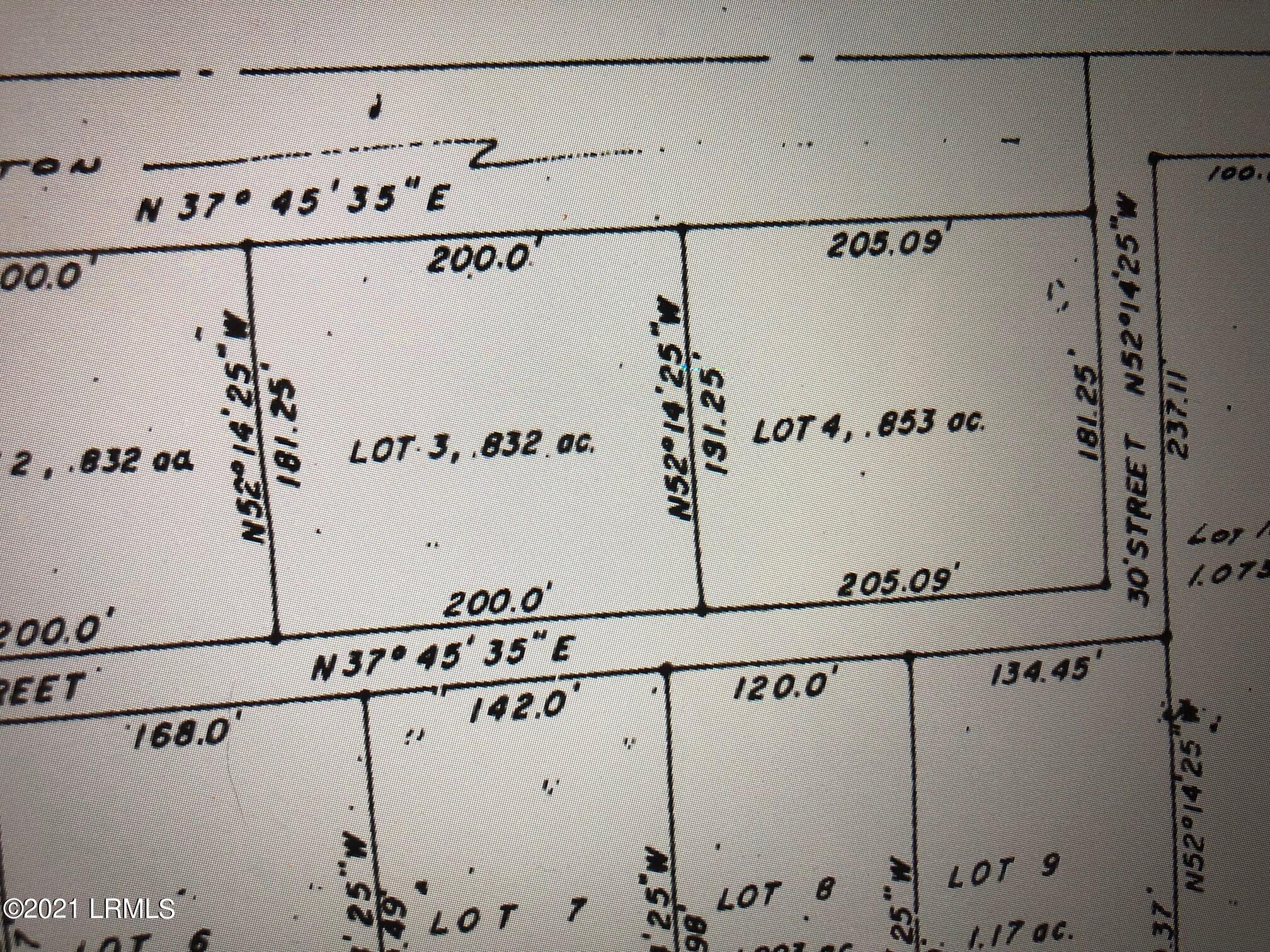 Lot 3 Deloss Point Road Ridgeland, SC 29936 - Photo 14 of 14 Deloss lots 3 and 4 plat survey