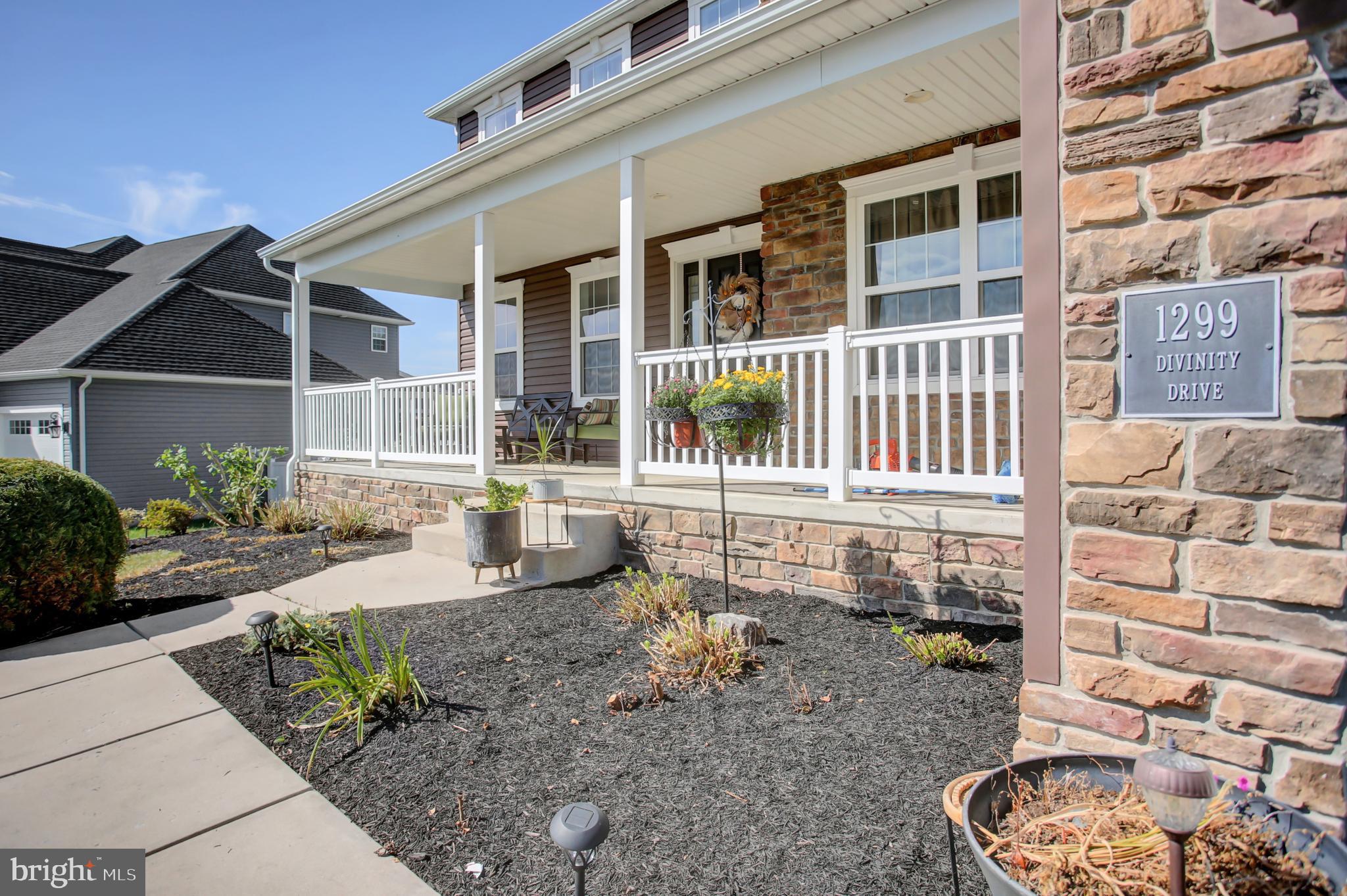 a house view with a sitting space