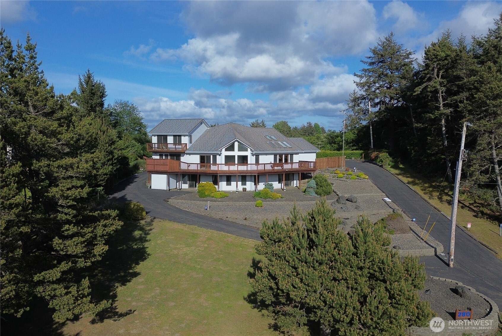 280 Surf Street Westport, WA 98595 - Photo 35 of 35 an aerial view of a house