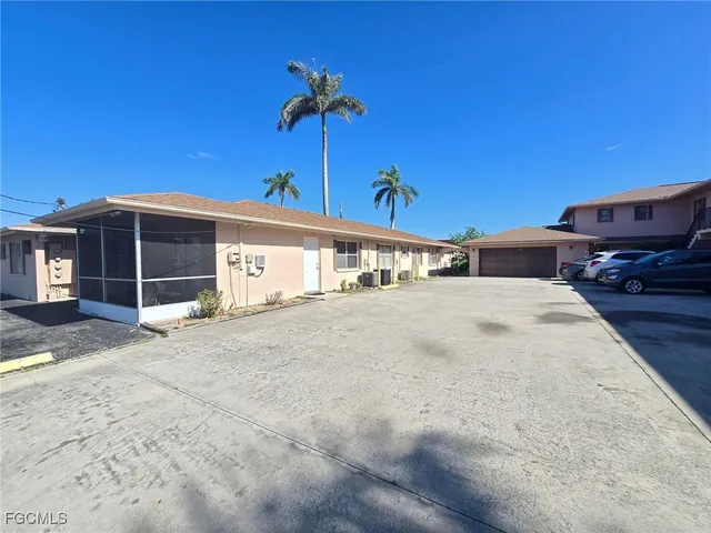 a view of a car garage