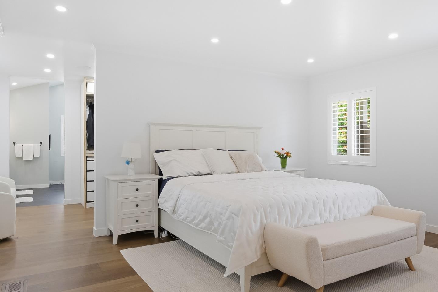 285 Ridgeway Road Woodside, CA 94062 - Photo 16 of 28 a bedroom with a bed and window