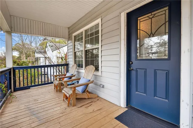 a living room filled with furniture