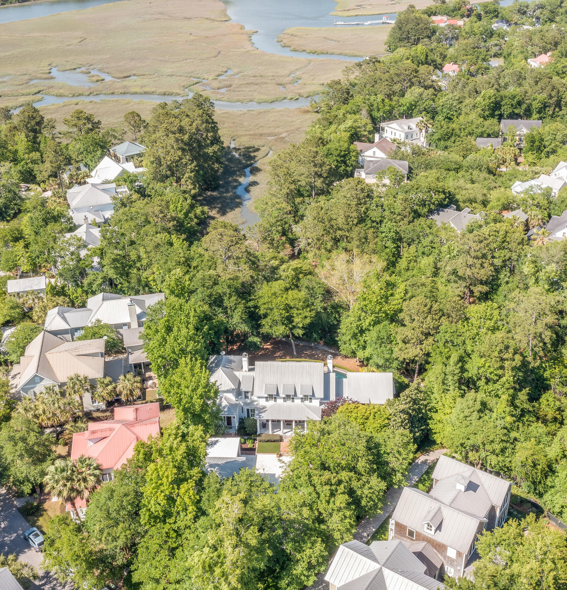 50 Hopetown Road Mount Pleasant, SC 29464 - Photo 65 of 72 Aerial of property