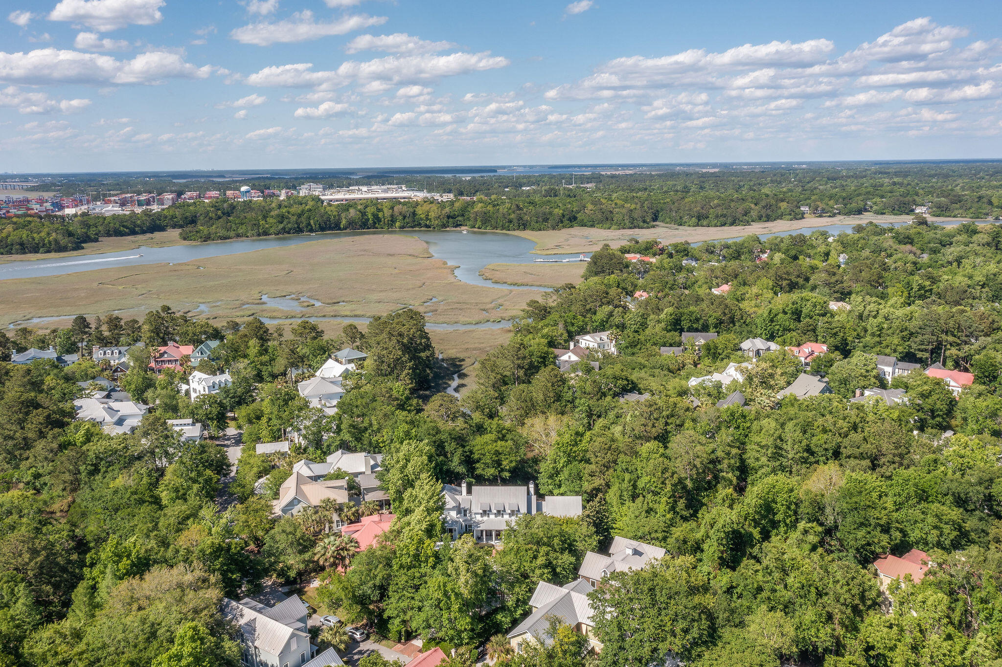 50 Hopetown Road Mount Pleasant, SC 29464 - Photo 70 of 72 Aerial of Hopetown