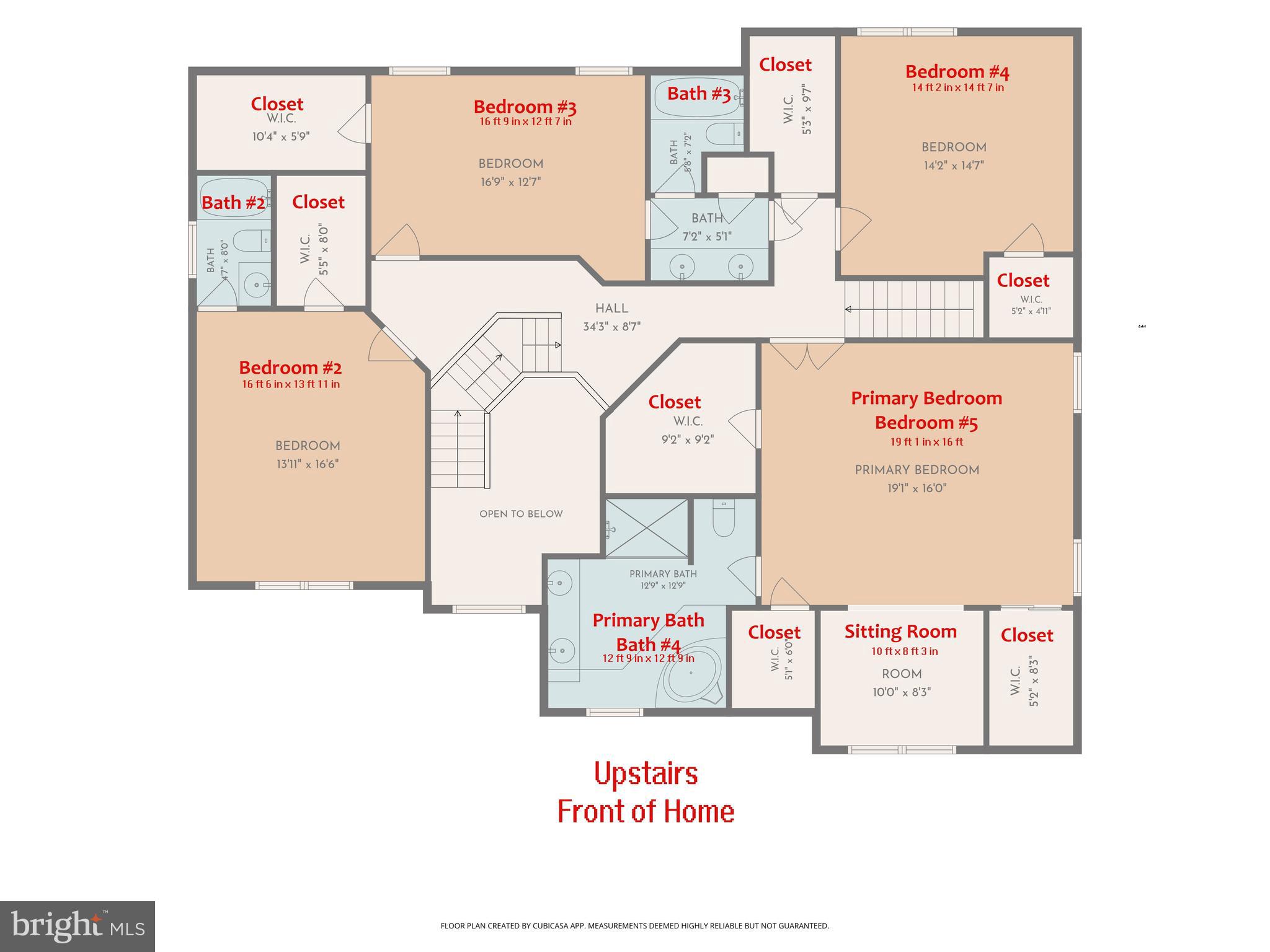 4518 Bridle Ridge Road Upper Marlboro, MD 20772 - Photo 84 of 85 Upstairs floor plan