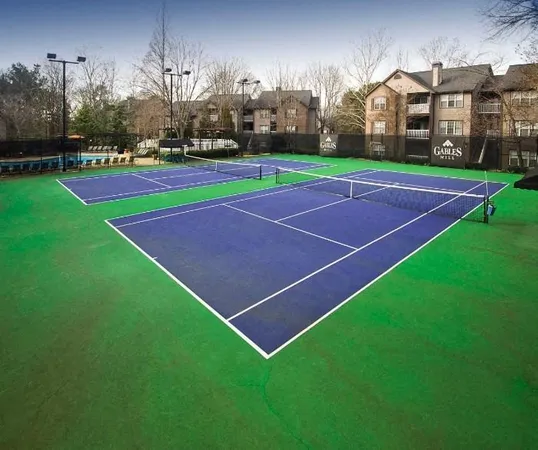 a view of a tennis court