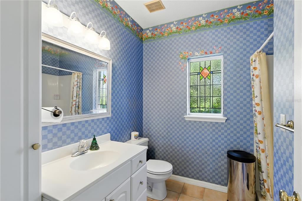 36641 Blanton Road Dade City, FL 33523 - Photo 42 of 76 a bathroom with a toilet a sink and a mirror