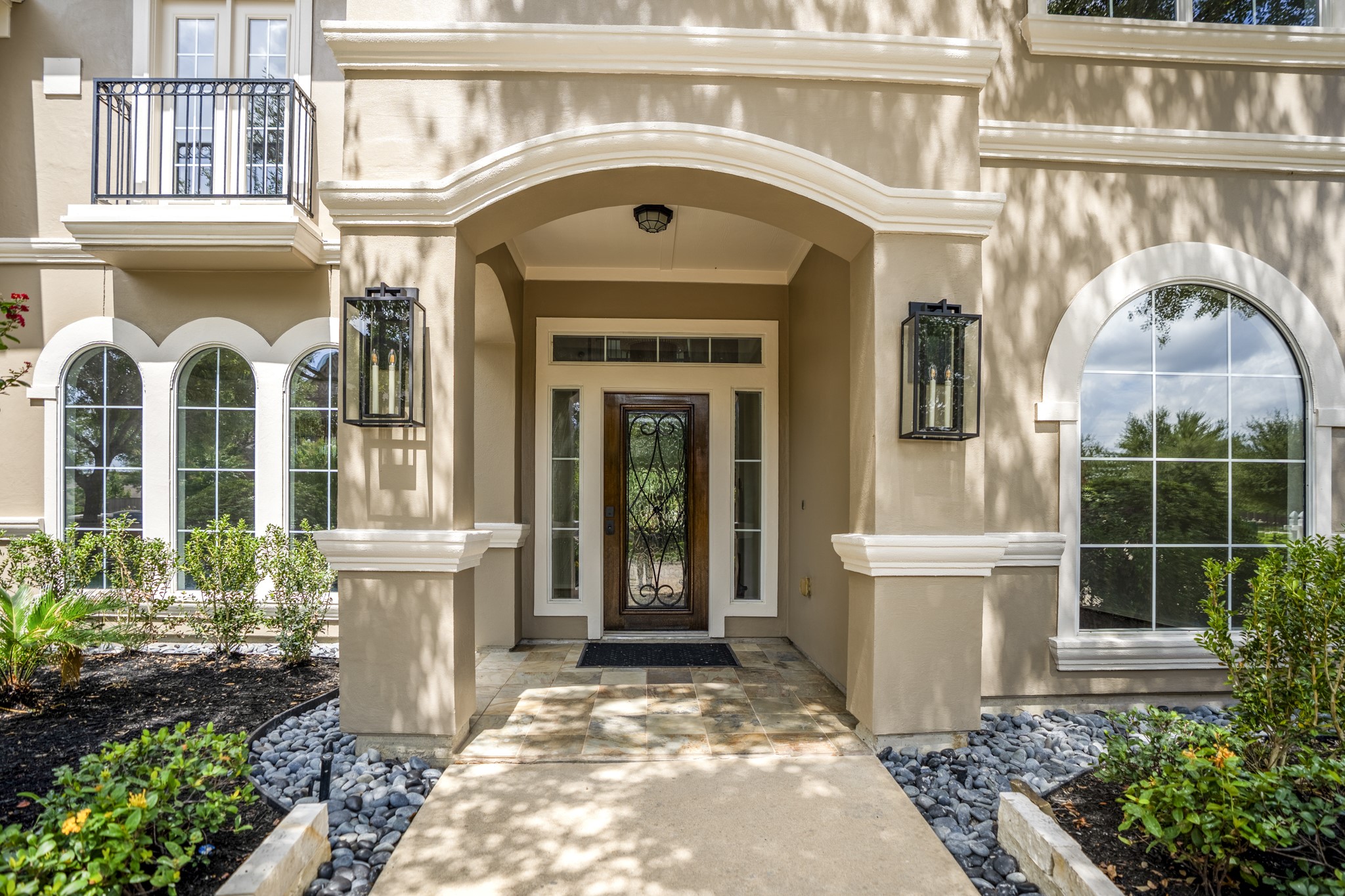 18602 Yorkshire Manor Court Spring, TX 77379 - Photo 2 of 50 a front view of a house with garden