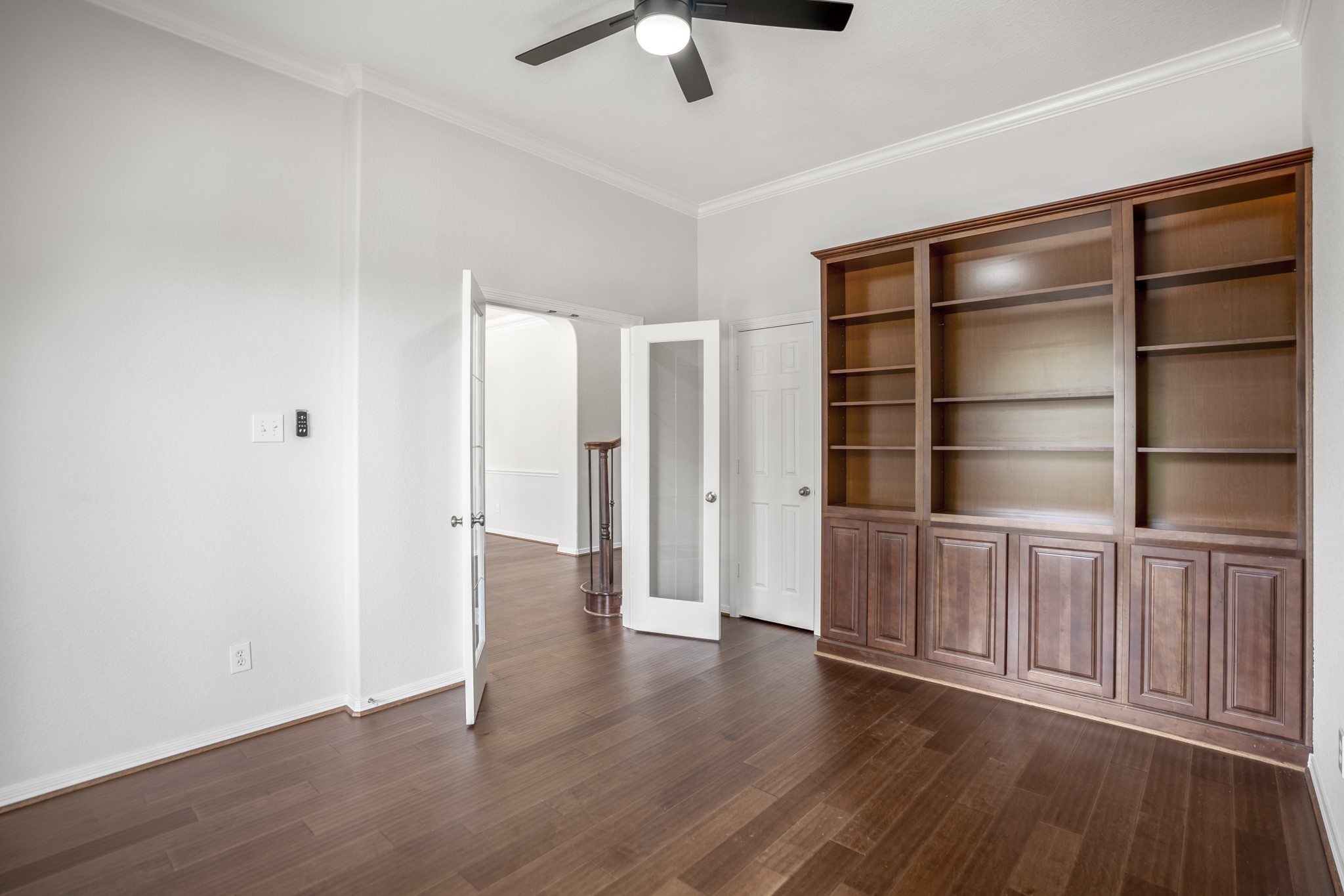 18602 Yorkshire Manor Court Spring, TX 77379 - Photo 8 of 50 a view of an empty room with a window and wooden floor