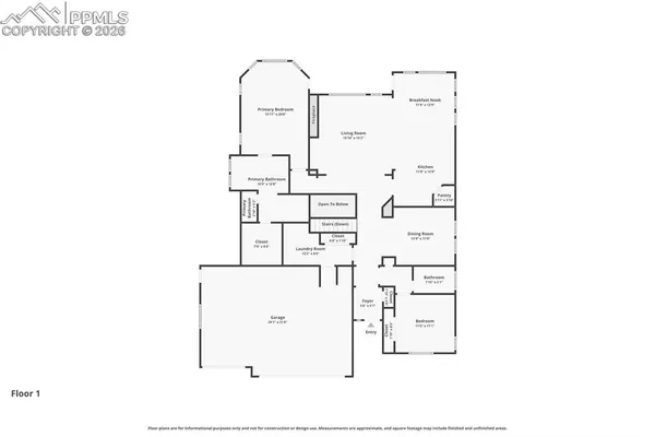 a picture of a floor plan