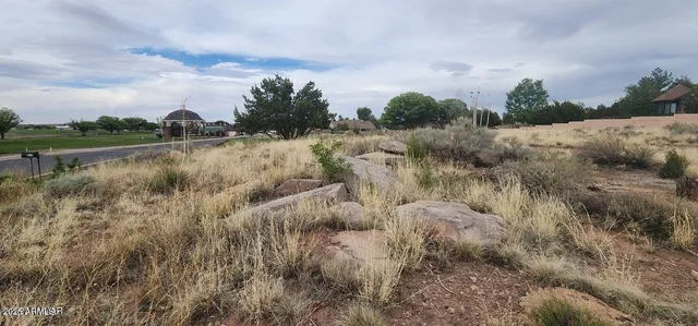 a view of a lake view with houses in back