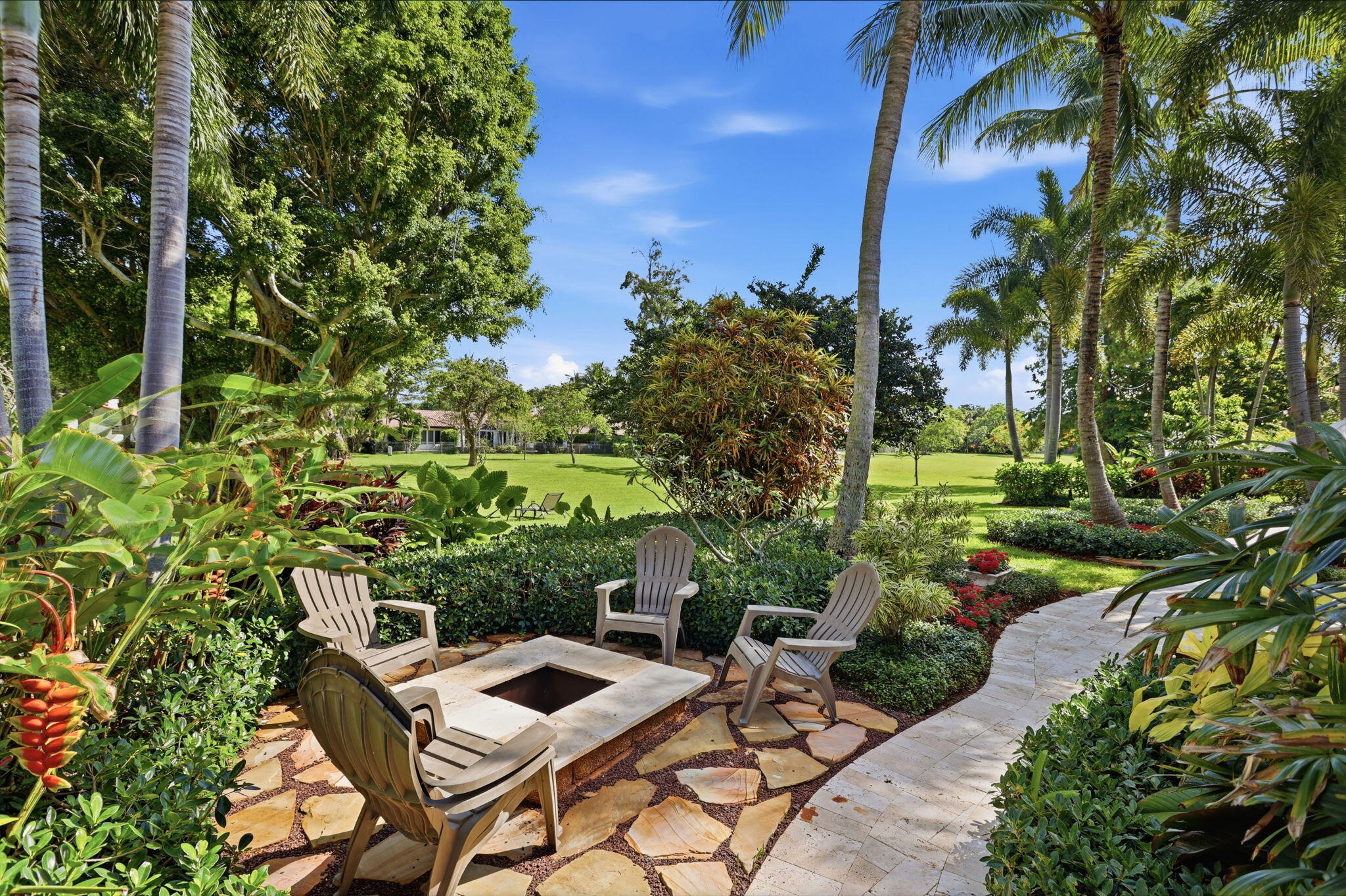 2151 Northwest 30th Road Boca Raton, FL 33431 - Photo 38 of 70 Backyard Firepit