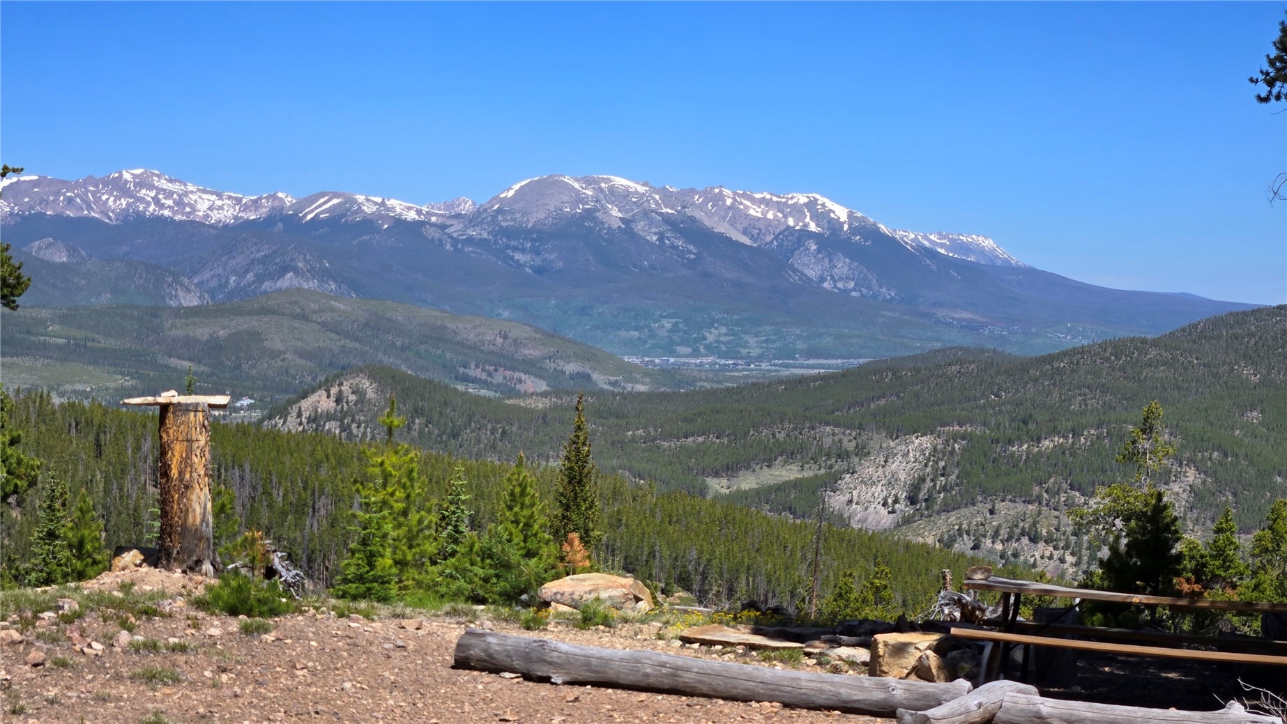 Tbd Summit Gulch Road Breckenridge, CO 80424 - Photo 18 of 30 a view of a city with a mountain