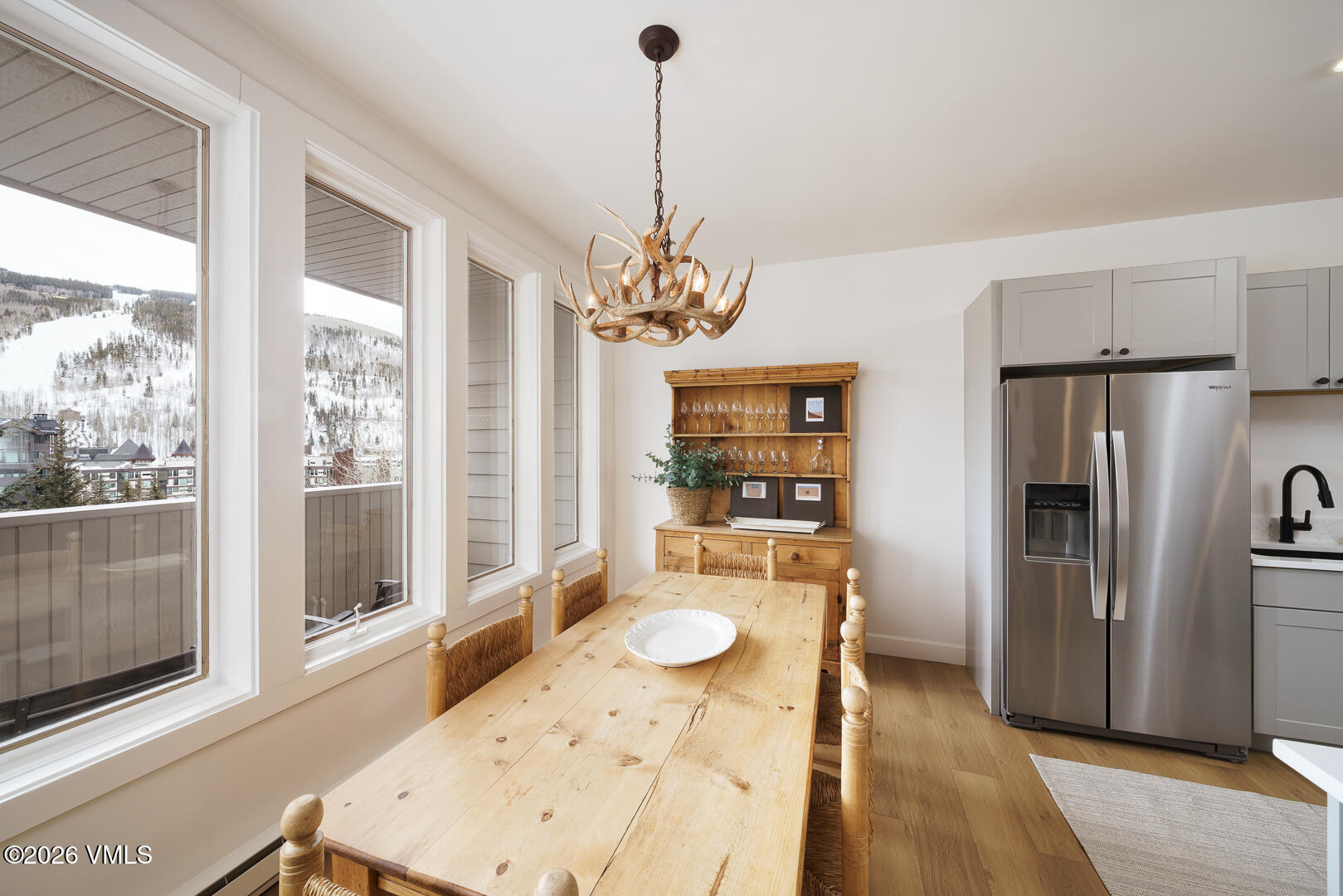 625 North Frontage Road West, Unit 32B Vail, CO 81657 - Photo 11 of 34 a kitchen with refrigerator and window