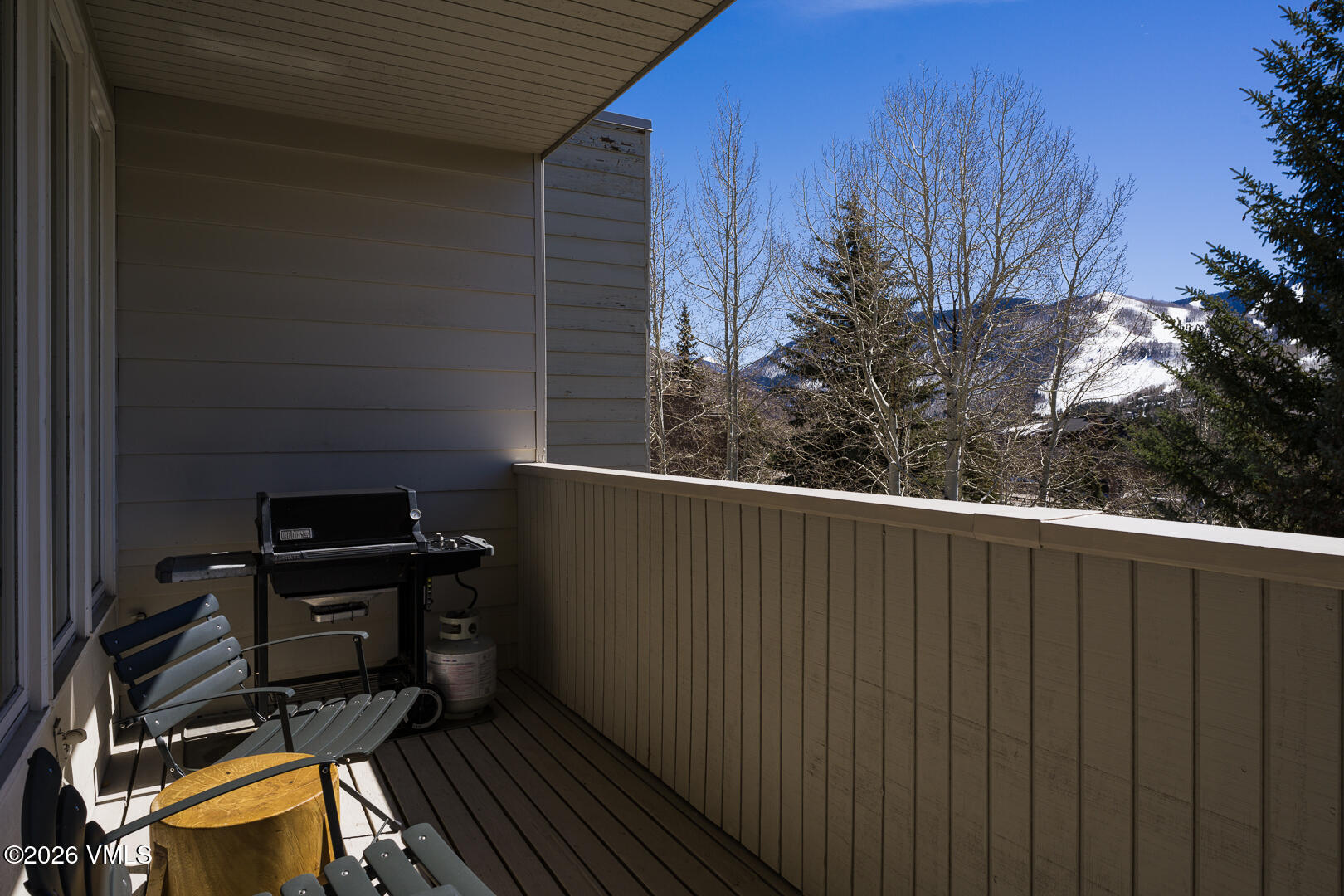 625 North Frontage Road West, Unit 32B Vail, CO 81657 - Photo 13 of 34 a view of a balcony with chairs