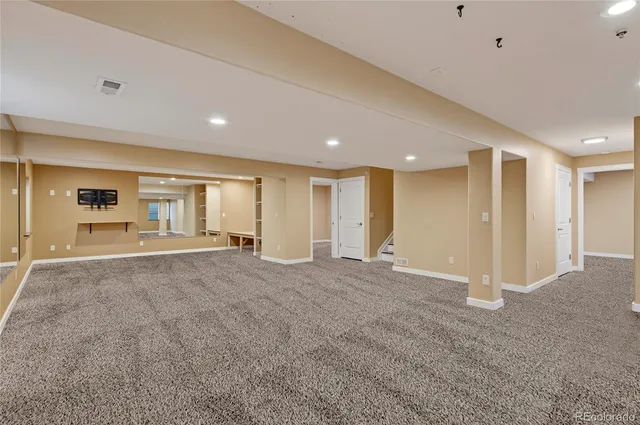 a view of an empty room