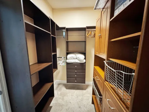 a view of walk in closet