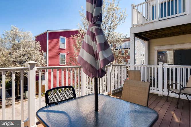 113 South Exeter Street, Unit 177 Baltimore, MD 21202 - Photo 6 of 30 deck off the kitchen