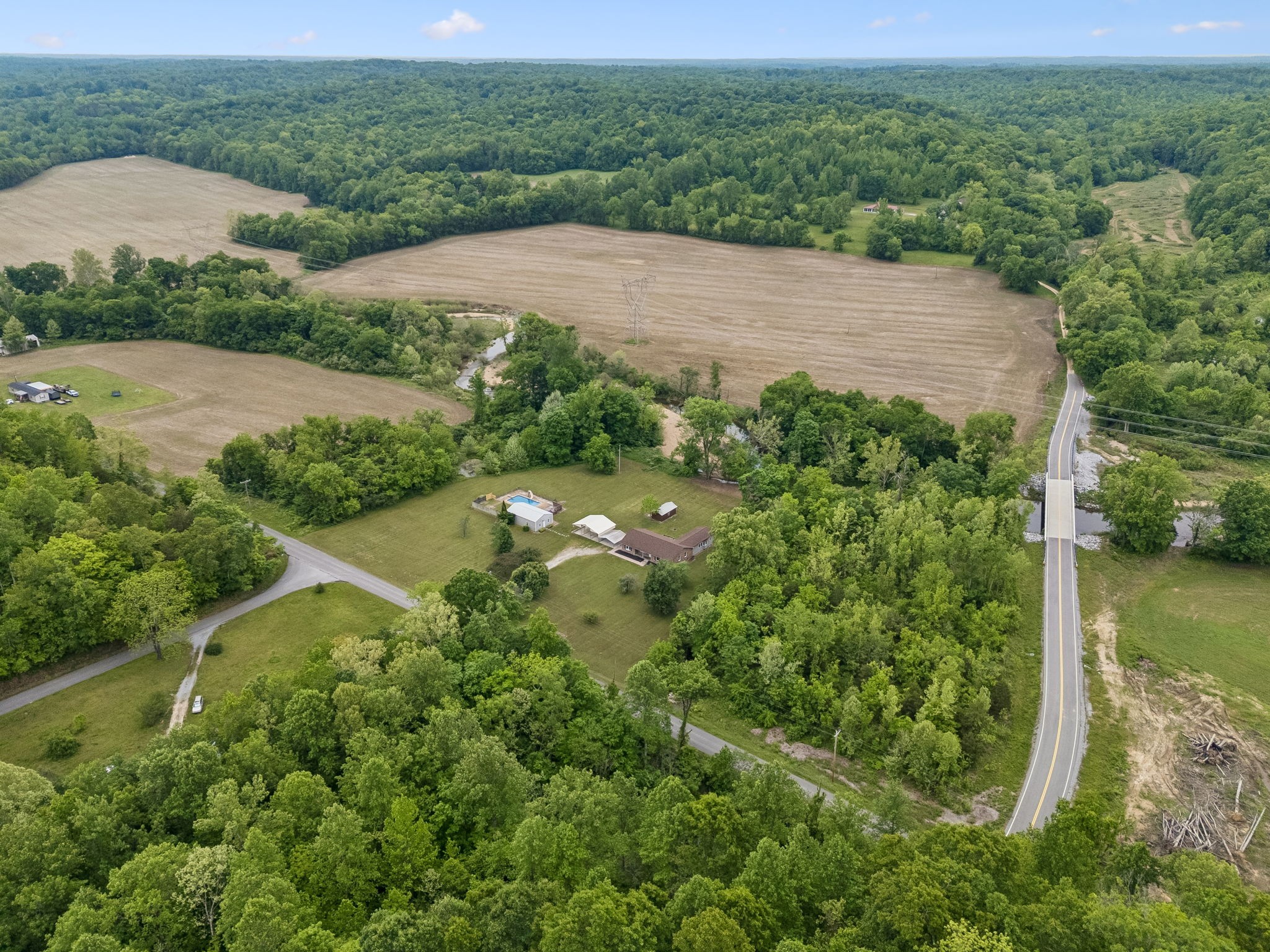 1397 East Blue Creek Road Waverly, TN 37185 - Photo 74 of 93 an aerial view of a house with a garden