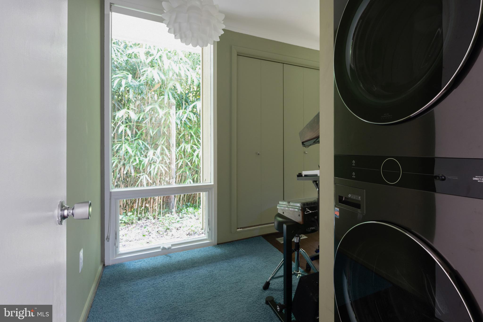 7708 Elba Road Alexandria, VA 22306 - Photo 35 of 50 Laundry area with new stackable washer/ dryer