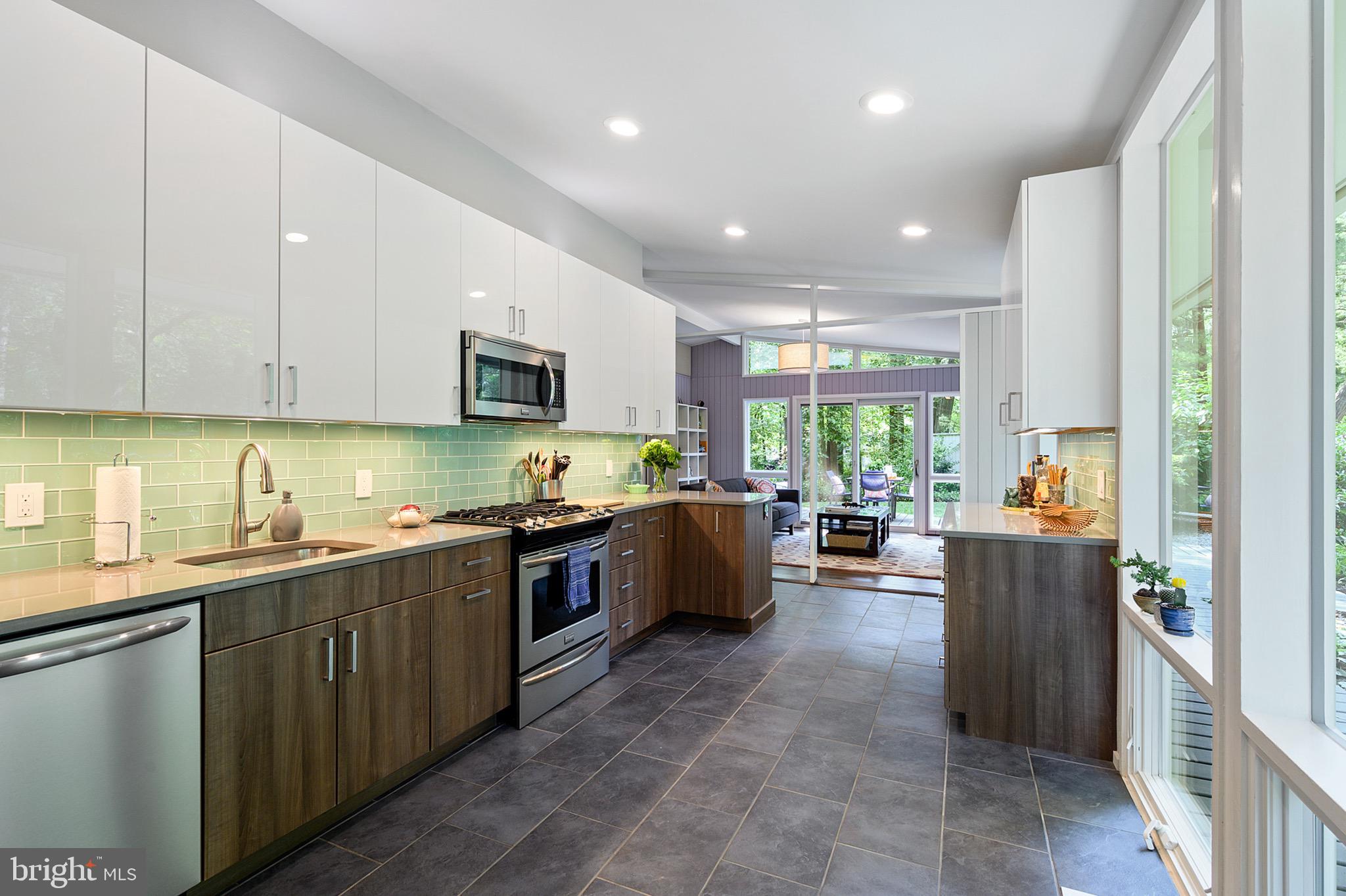 7708 Elba Road Alexandria, VA 22306 - Photo 6 of 50 Beautifully remodeled kitchen with custom cabinets