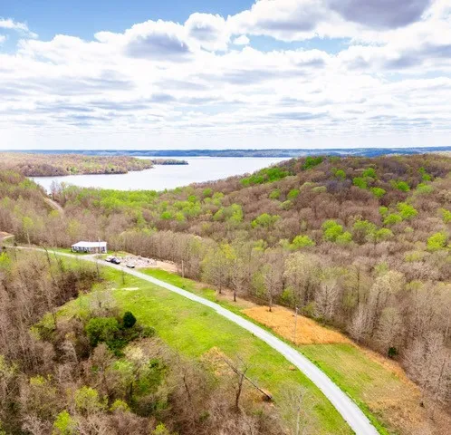 a view of an ocean and beach